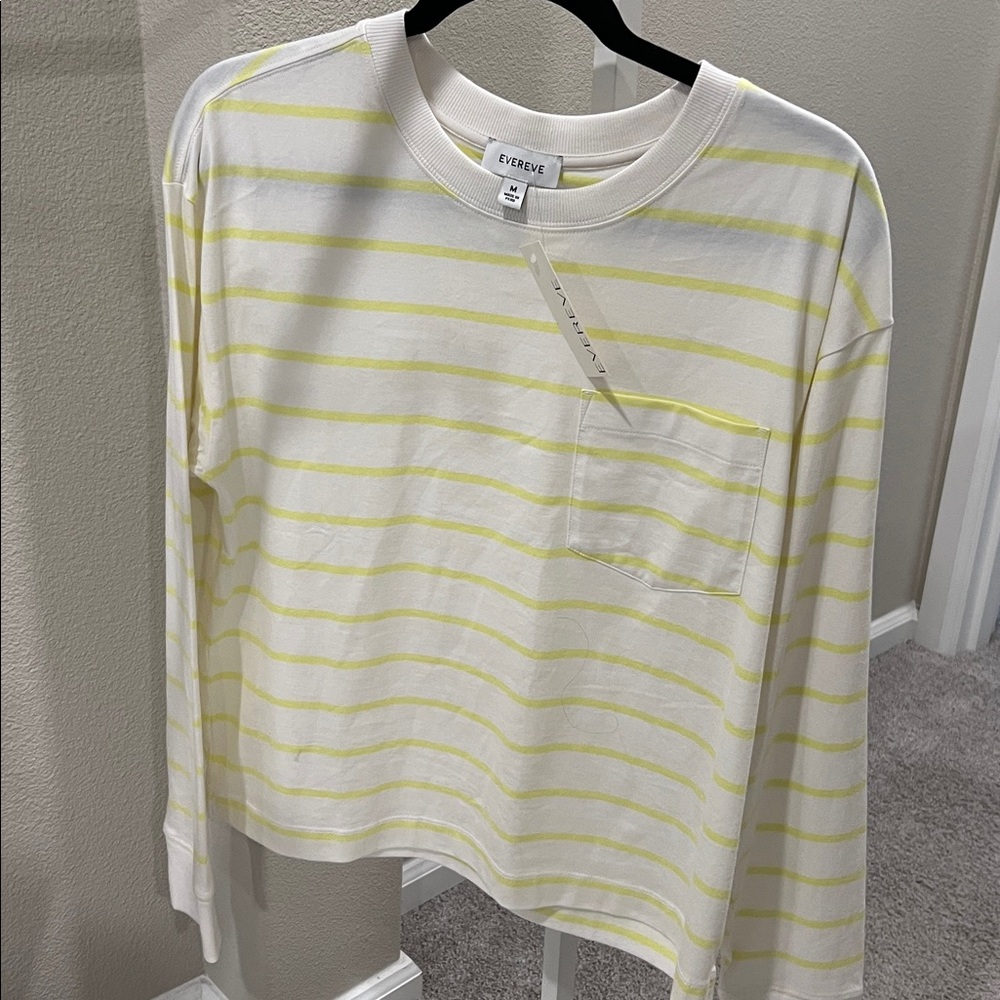 Evereve Striped Top new with tags